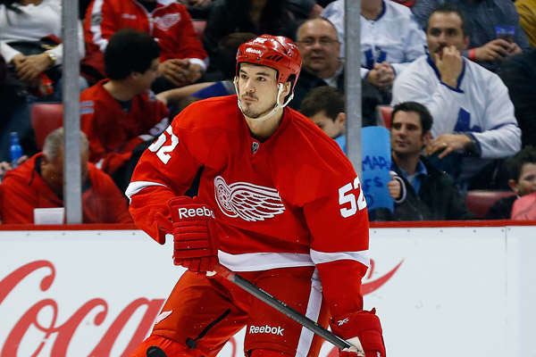 Jonathan Ericsson is the Red Wings' sixth player in six games to go down with an injury. (Paul Sancya/AP)